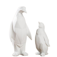 Tượng composite hình chim cánh cụt để trang trí cao 1600-2000mm