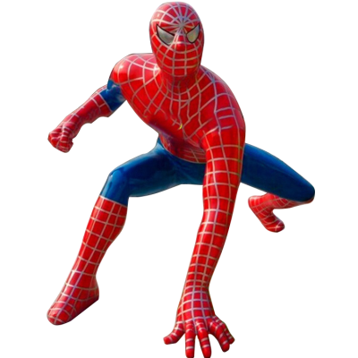 Mô hình siêu nhân spider man bằng composite frp cao 1500mm