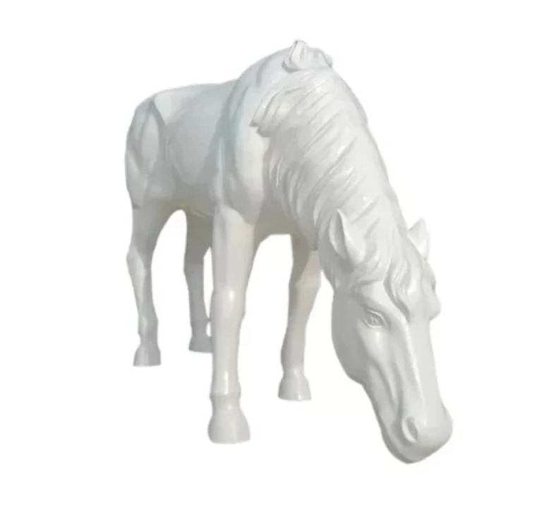 Mô hình ngựa composite trang trí Dài 2200mm