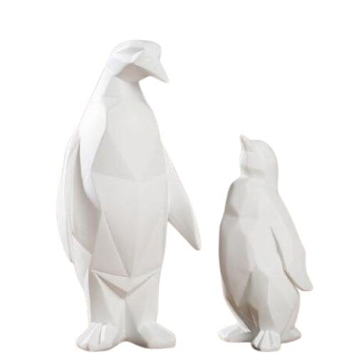 Tượng composite hình chim cánh cụt để trang trí cao 1600-2000mm