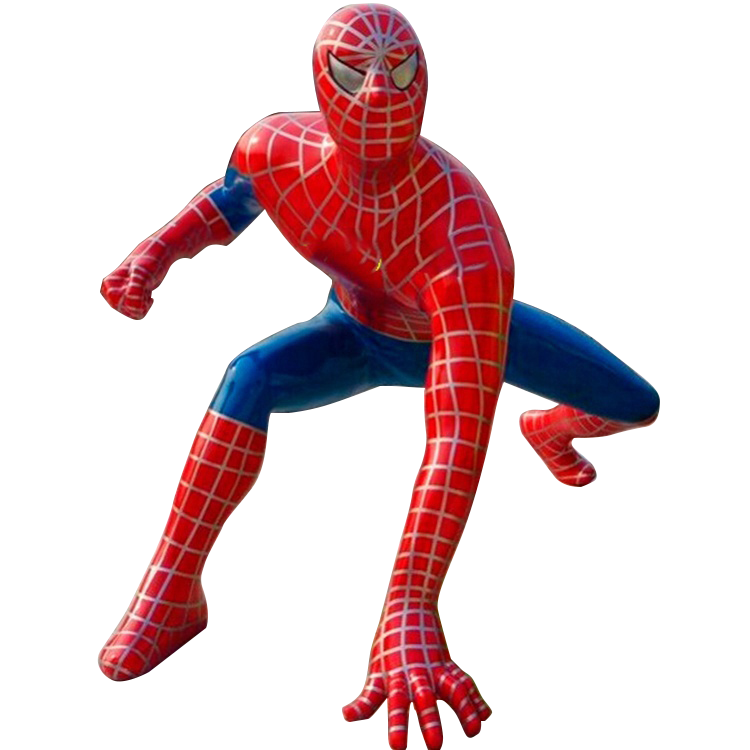 Mô hình siêu nhân spider man bằng composite frp cao 1500mm