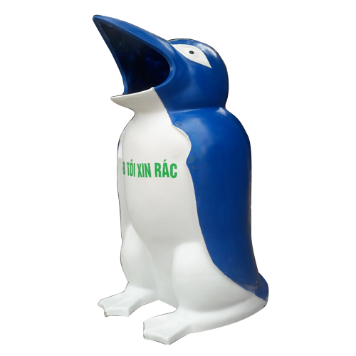 Thùng rác composite chim cánh cụt